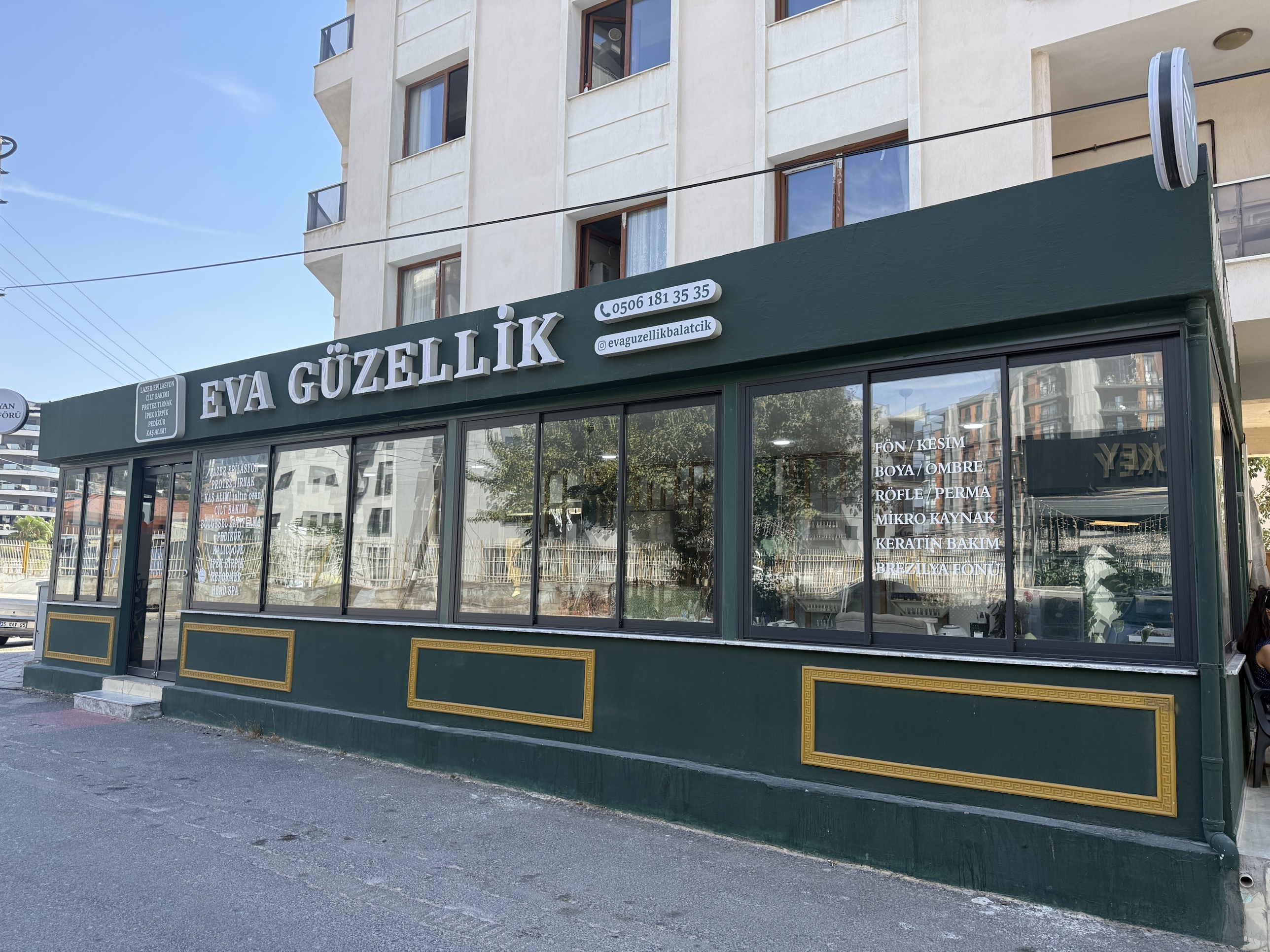 Eva Güzellik Merkezi dış cephe